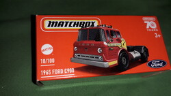 MATCHBOX - MATTEL -1965 FORD C900-70 ÉVES ÉVFORDULÓS bontatlan dobozával fém kisautó a képek szerint