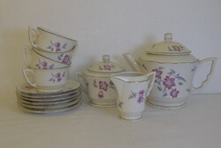 Zsolnay porcelán teás-, kávéskészlet A303