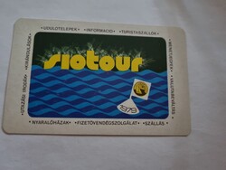 SIOTOUR SOMOGY MEGYEI TANÁCS IDEGENFORGALMI HIVATALA 1979. évi kártyanaptár