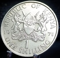 Kenya 1 shilling, 1971 C14F3