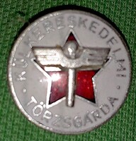 Régi nagyon ritka KERESKEDELMI TÖRZSGÁRDA JELVÉNY EZÜST FOKOZAT a képek szerint