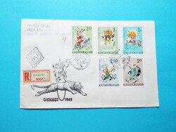 (C10) - FDC - 1965. Cirkusz sor - hiányos