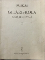 Gitáriskola - Gitarrenschule I. - Puskás Tibor