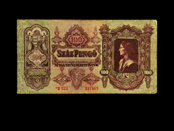 NAGYON SZÉP - CSILLAGOS 100 PENGŐS - 1930/1944 (Olvass!)