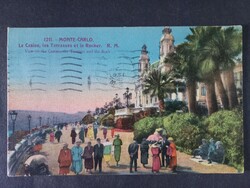 Régi képeslap Monte Carlo Casino 1926