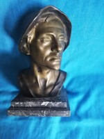 POHL ADOLPH JOZSEF BRONZ SZOBOR BRUSZT
