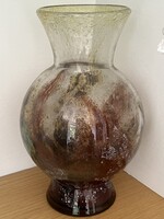 WMF Ikora padlóváza a 30-as évekből, Karl Wiedmann tervezés, 39 cm magas