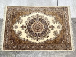 MOGYORÓ ÉS BARNA SZÍNŰ VASTAG HÚSOS GÉPI SZŐNYEG 163 X 234 CM + ROJT