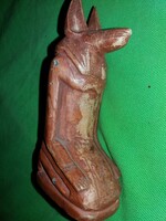 Antik Egyiptom kézzel faragott homokkő ANUBISZ szobor 15 cm a képek szerint