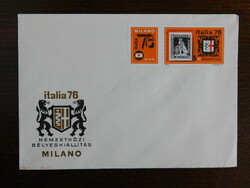 FDC 1976. ITALIA (I.) - Nemzetközi Bélyegkiállítás, Milánó, bélyegkép: Toscana Mi 1. - címer