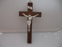 Old Wooden Cross, Aluminum Corpus