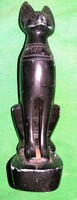 Antik Egyiptom kézzel faragott homokkő BASTET macskaisten szobor 18 cm a képek szerint