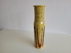 Régi retro Iparművészeti Illés kerámia váza mid century
