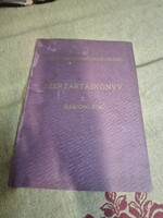 Szabadkőműves szetartáskönyv kb 100 éves