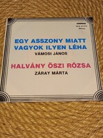 Vámosi Záray bakelit lemez 1986
