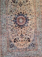 Nagy gépi selyem perzsa szőnyeg - hosszú futóval együtt