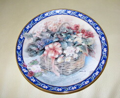 Lena Liu Bradex virágos falitányér