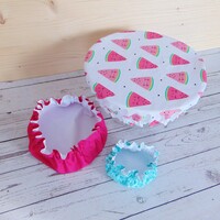 Textil edényfedő szett (3 db/cs) / dinnye, vegyes