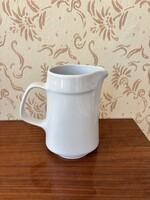 Jelzetlen fehér Alföldi porcelán 1 literes limonádés  kancsó vizeskancsós tölcsérvirágos