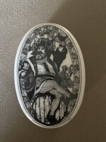 Hollóházi porcelán-Faragó Miklós bonbonier
