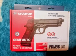 Crosman PDM9B teljes fémből készült Co2 blowback pisztoly