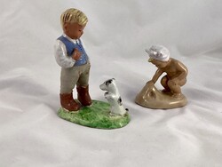 2 Art Deco Ceramic Figures