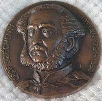 Bartos Endre: Gróf Széchenyi István bronz plakett