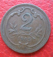 Ausztria 2 heller 1905 (E83)