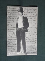Képeslap,Mészáros Gizella színésznő, 1903-