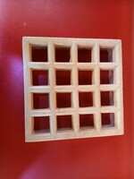 Retro kerámia szellőzőrács 21x22cm új nem használt