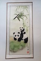 Pandamacik, kínai festmény