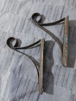 Réz függönykarnis tartó pár