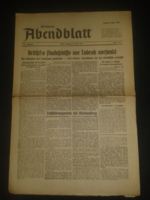 1942.06.22. Abendblatt ( Az észak-afrikai német-olasz haderő elfoglalja Tobrukot.)