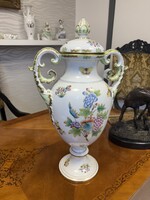 Herendi Viktória amfora váza 52cm! A leg nagyobb méret!