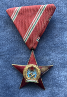 MAGYAR NÉPKÖZTÁRSASÁGI ÉRDEMÉREM ARANY FOKOZATA 1949