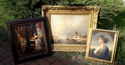 3 pcs. Flemish painting, j.C. Correns /j.J.C. Spohler