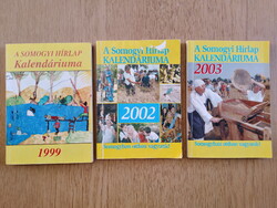 Somogyi Hírlap Kalendáriuma 1999 / 2002 / 2003