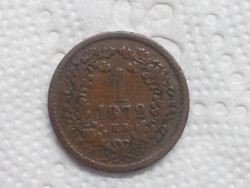 Ferenc József  1 KRAJCÁR 1872 KB   angyalos