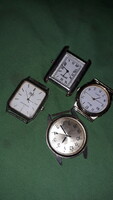 Négy darab javítandó quartz kvarc óra egyben bagóért alkatrésznek a képek szerint