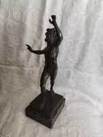 Táncoló Faun bronz szobor
