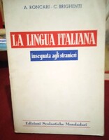 La Lingua Italiana paperback book printed in 1963 with 288 pages