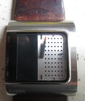 ÓRIÁS DIZÁJN FOSSIL JR-9387 250711 ANALÓG + DIGITÁLIS KARÓRA EREDETI SZÍJ + FÉMDOBOZ VÍZMENTES