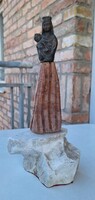 Anya gyermekével - Mária a gyermek Jézussal - szakrális szobor