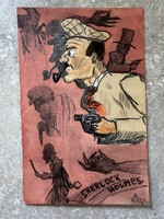 Papp Oszkár “Japi” rajz Sherlock Holmes