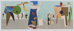 Korniss Dezső - Tücsöklakodalom 26 x 60 cm színes nyomat, papír