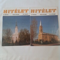 HITÉLET vallási folyóirat Novi Sad  XII. évfolyam 1974. augusztus - szeptember