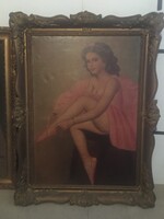 Szöllősi, balerina festmény