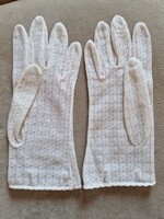 Hibátlan csipkekesztyű az 1950-es évekből kb.7-es méretű