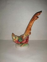 Ritka, Iparművész kerámia fajdkakas madár figura, szobor