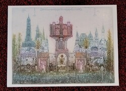 Gross Arnold: J. S. BACH EMLÉKLAP - fakszimile nyomat